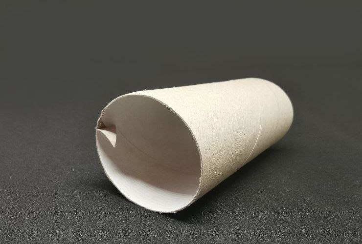 Eine Rolle Toilettenpapier