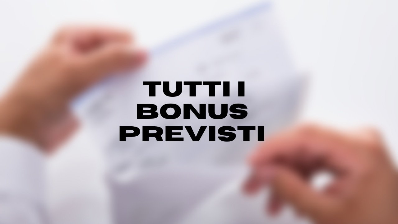 tutti i bonus