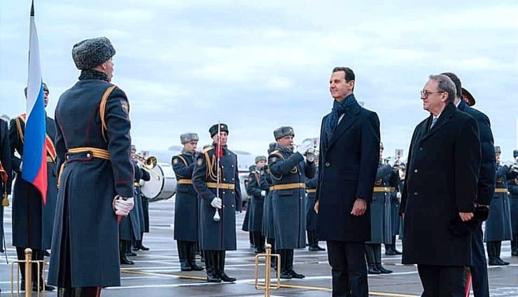 Assad in visita a Mosca