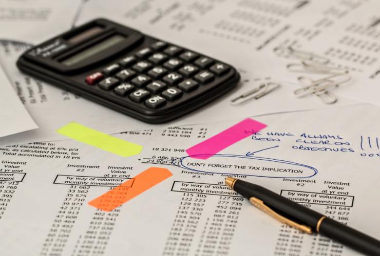 Calcolo delle tasse dei contribuenti