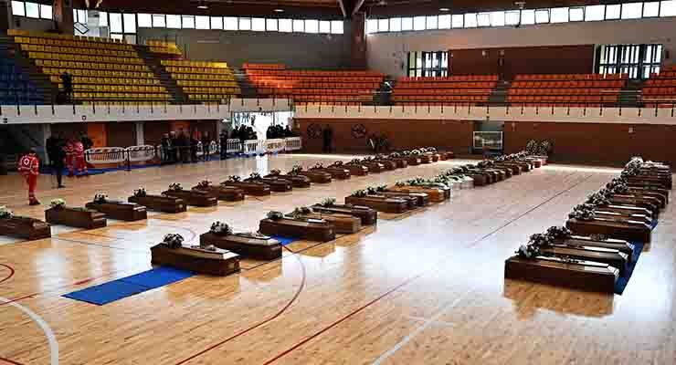 Camera ardente dei migranti allestita a Crotone