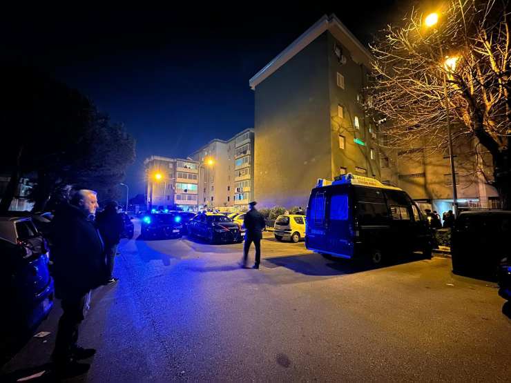 Carabinieri in Via Solimena luogo dell'agguato