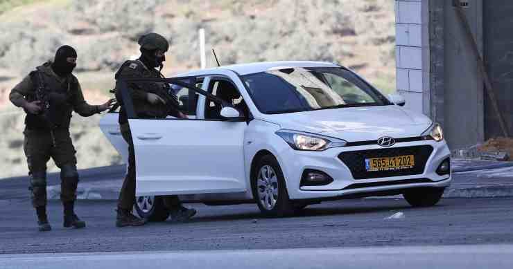 Controlli militari in Cisgiordania