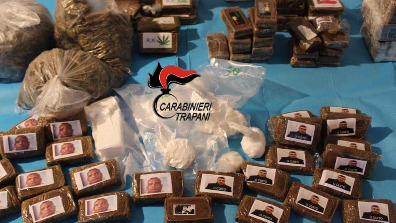 Droga trovata nel deposito a Marsala