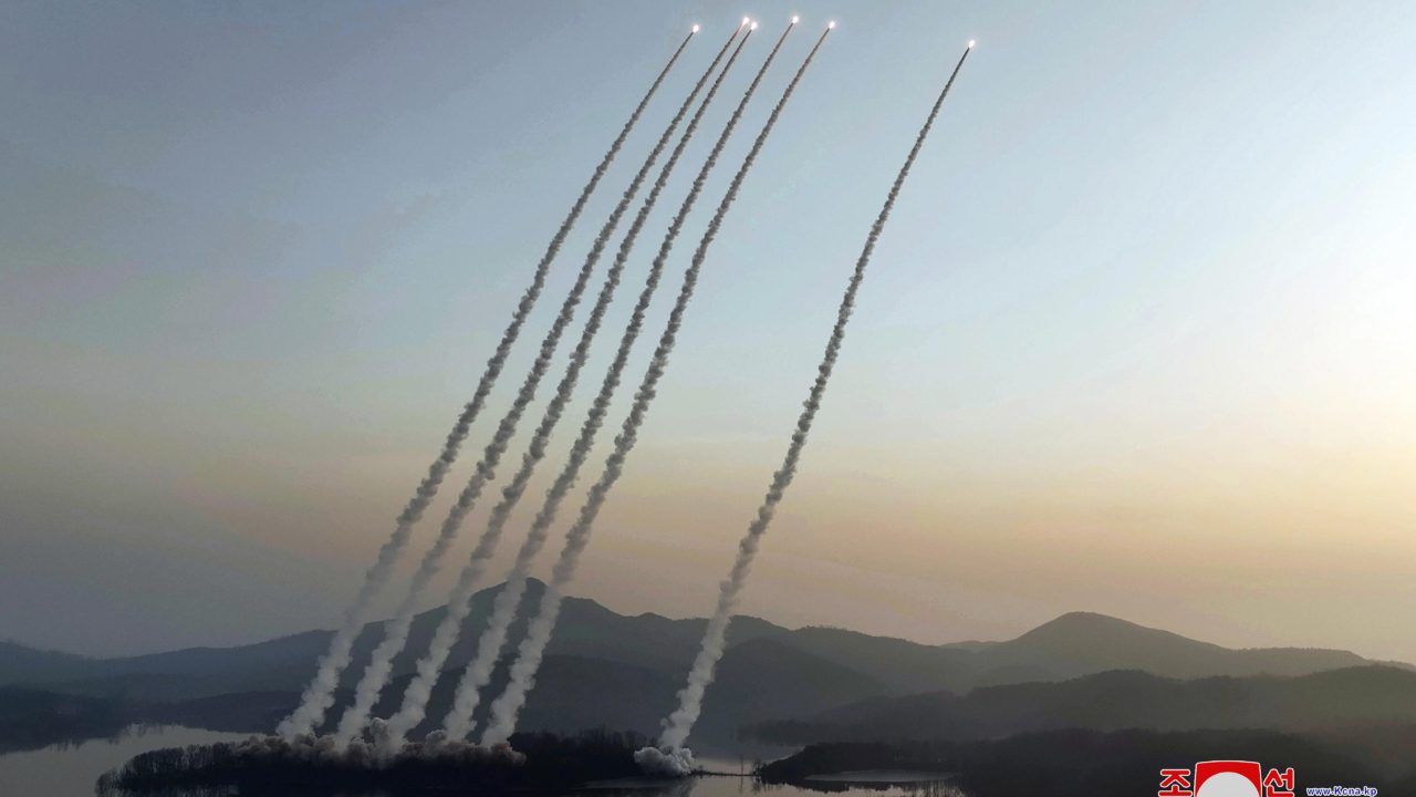 Esercitazione e lancio missili Corea del Nord