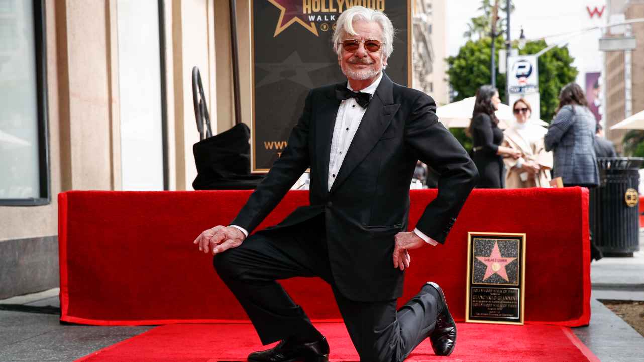 Giancarlo Giannini sulla Walk of Fame