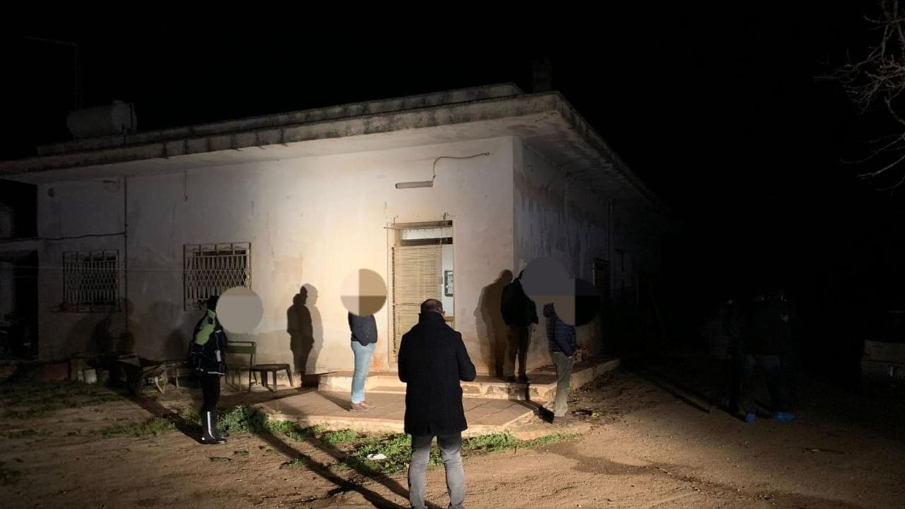 Il casolare della famiglia Calò