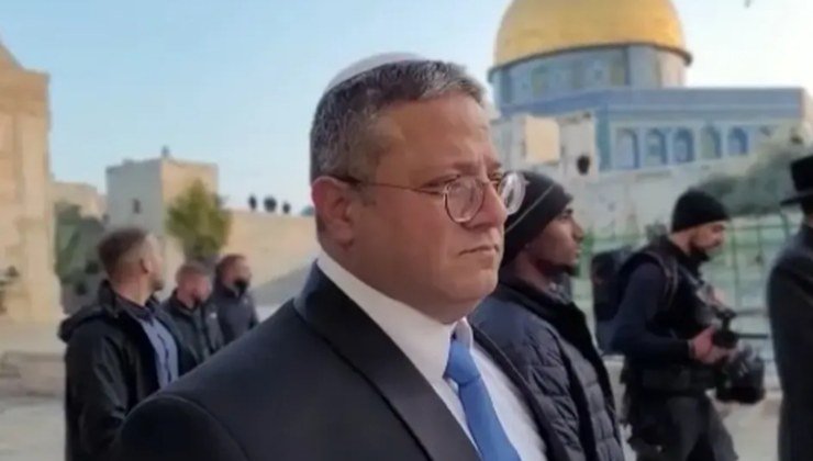 Ben Gvir al monte del tempio 