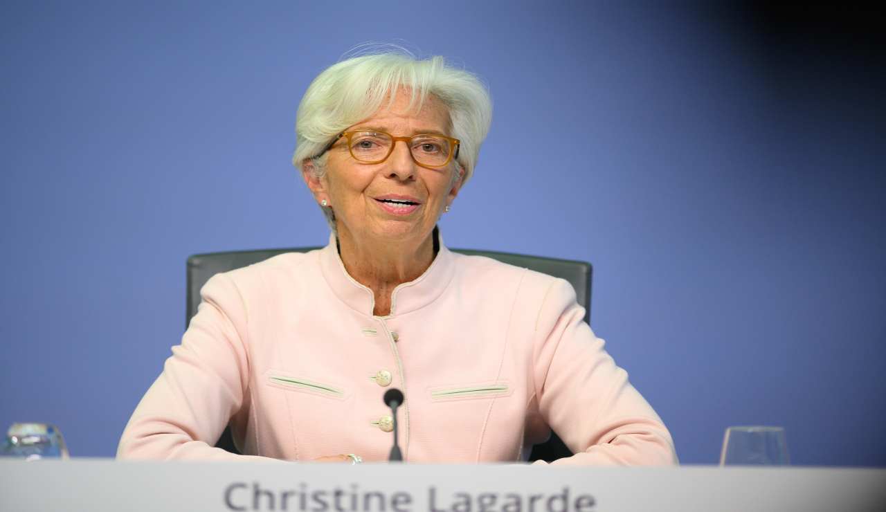La presidente della BCE Christine Legarde