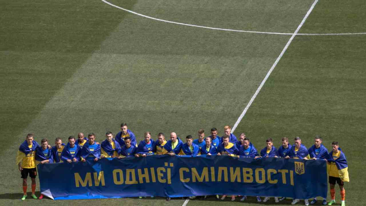 La ripartenza del campionato di calcio ucraino
