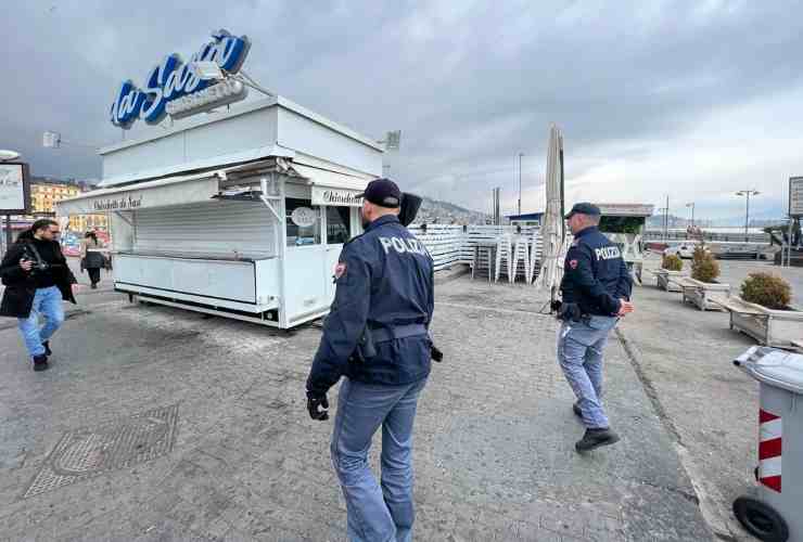 La zona dell'omicidio