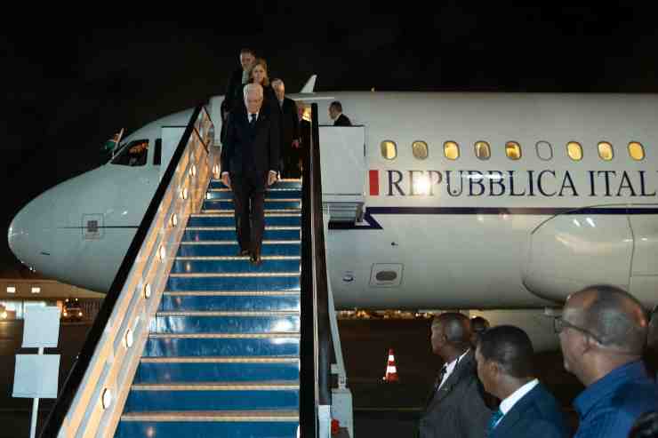 L'arrivo di Mattarella in Kenya
