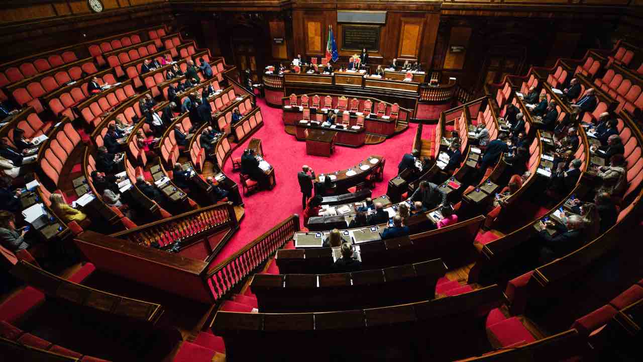 L'aula al Senato