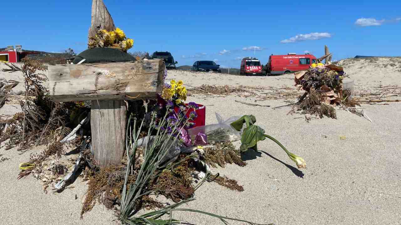 Luogo della tragedia a Cutro