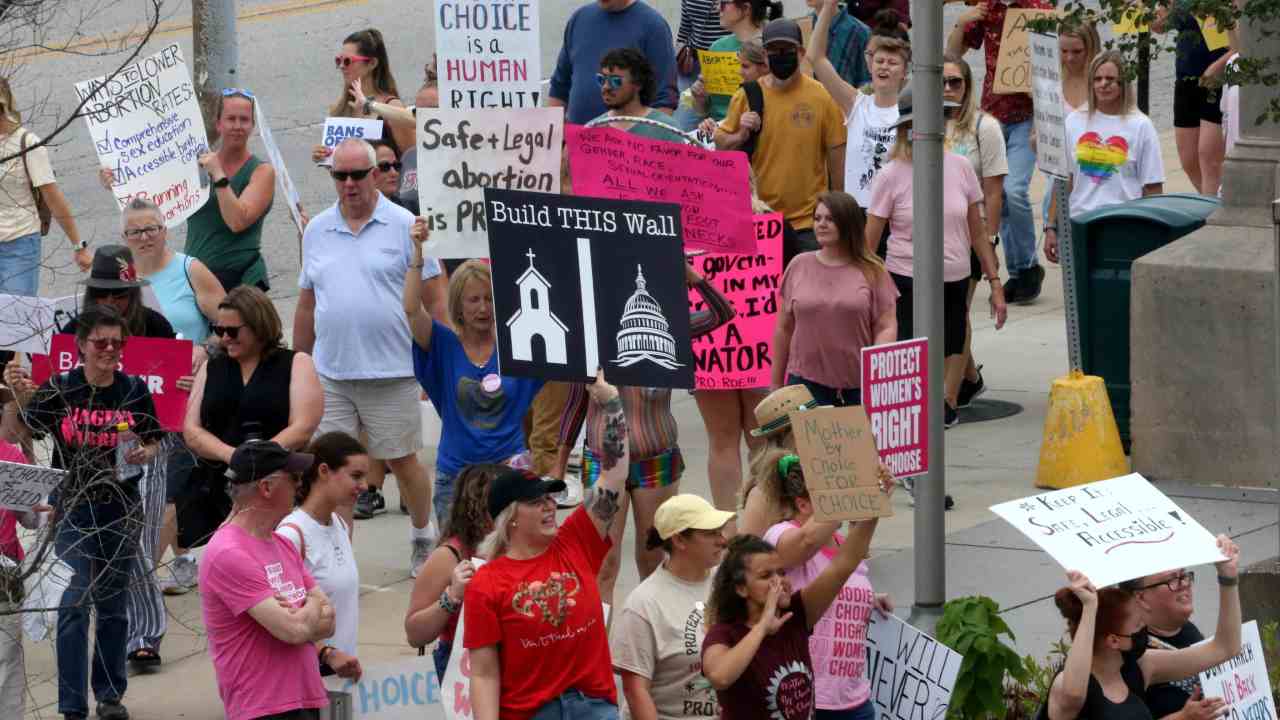 Manifestanti pro aborto in USA