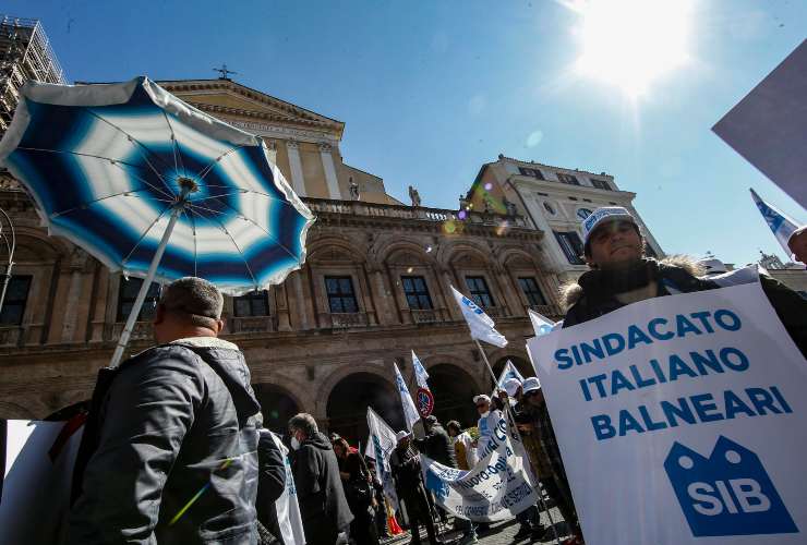 Manifestazione nazionale dei balneari
