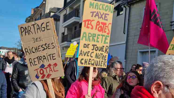 Manifestazioni in Francia