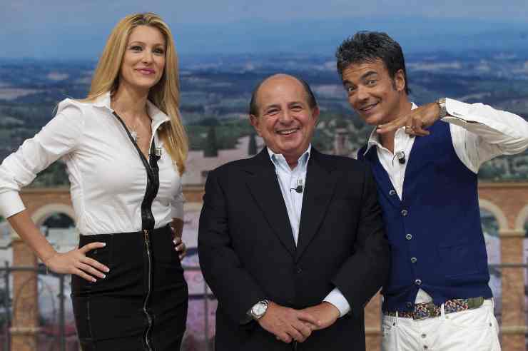 Marcello Cirillo con Giancarlo Magalli e Adriana Volpe