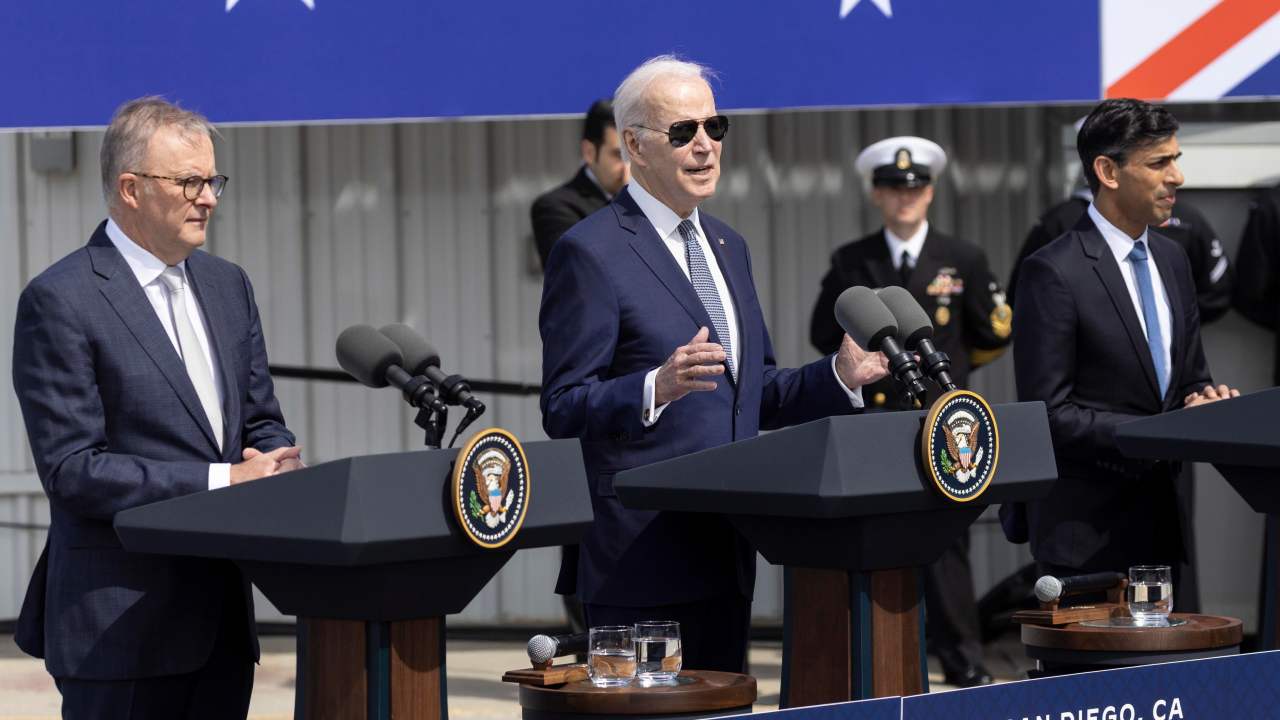 Rishi Sunak, Joe Biden, Anthony Albanese