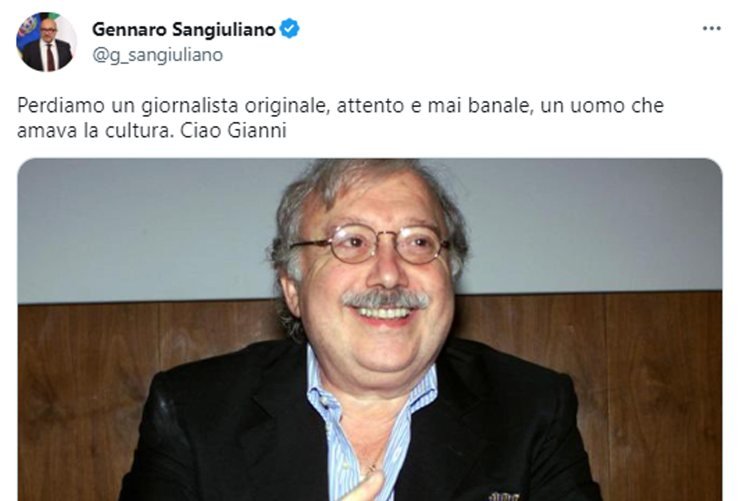 Twitter Gennaro Sangiuliano