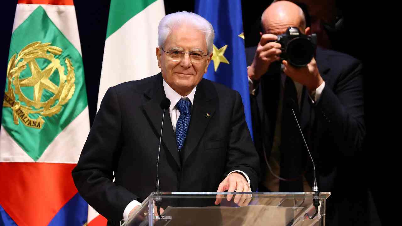 Il Presidente della Repubblica, Sergio Mattarella