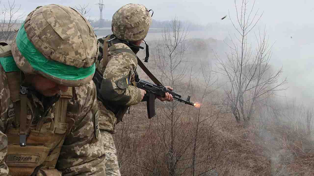 Soldati ucraini Bakhmut
