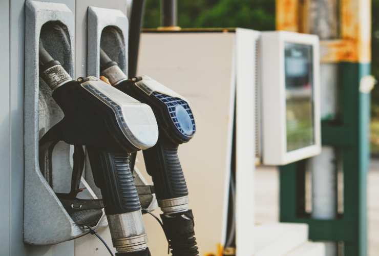 Stazione di servizio in autostrada