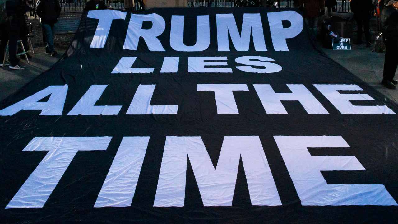 Trump lies all the time