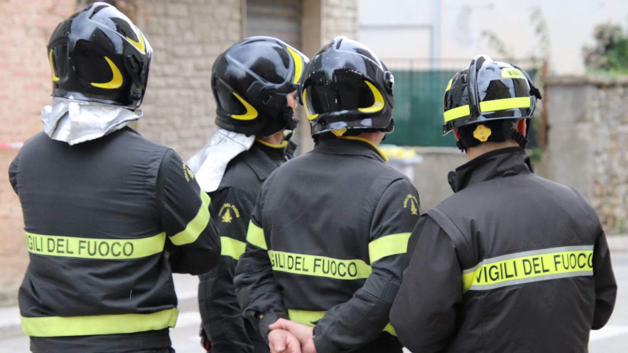 Vigili del fuoco a Perugia