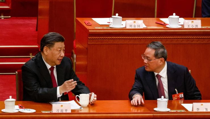 Xi Jinping e Li Qiang