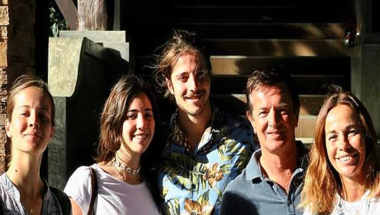 Benedetta Gori con la famiglia