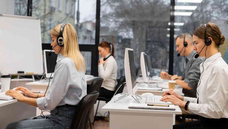 Chiamata muta in arrivo da call center