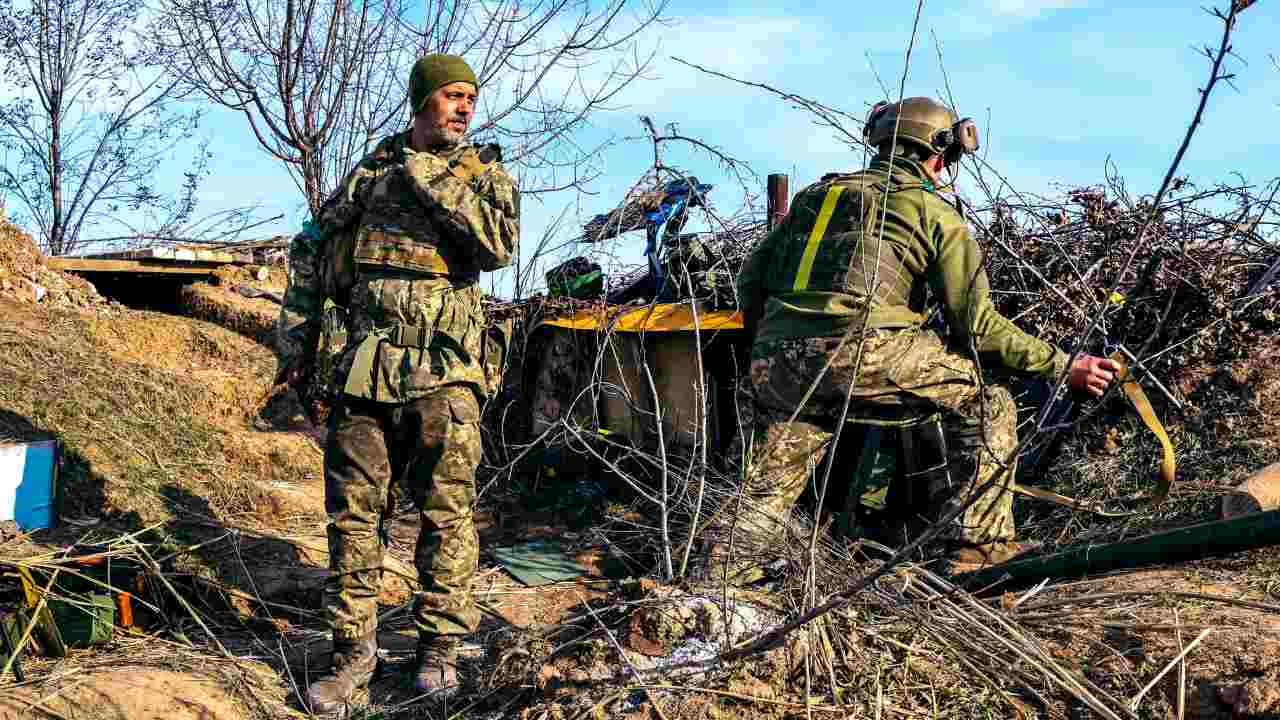 membri dell'esercito ucraino