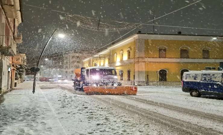 Meteo invernale in adriatico