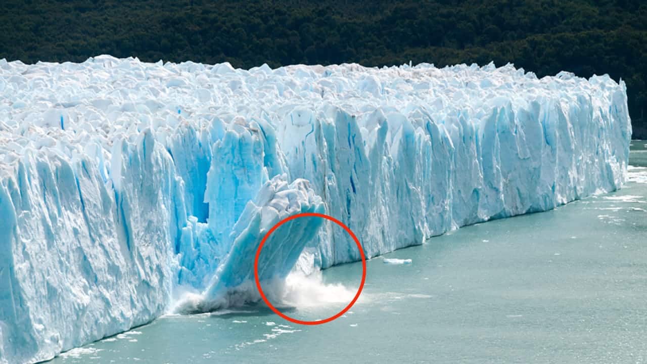 Avvistamento scioglimento dei ghiacciai