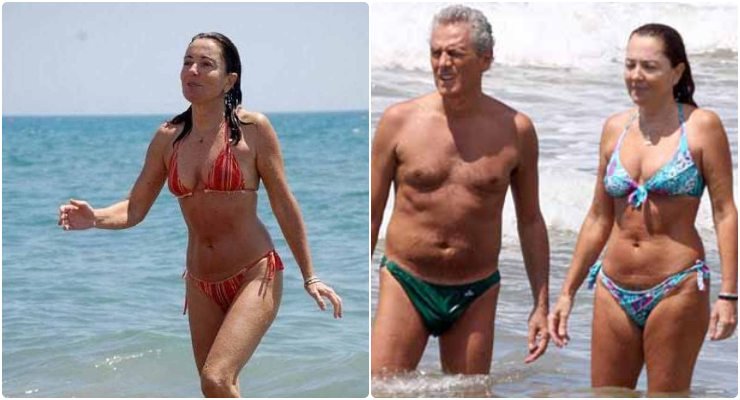 Barbara Palombelli in bikini