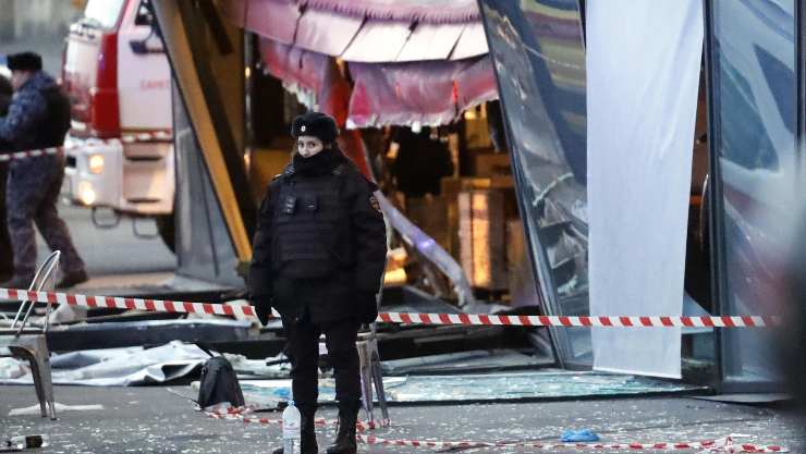 Bomba a San Pietroburgo