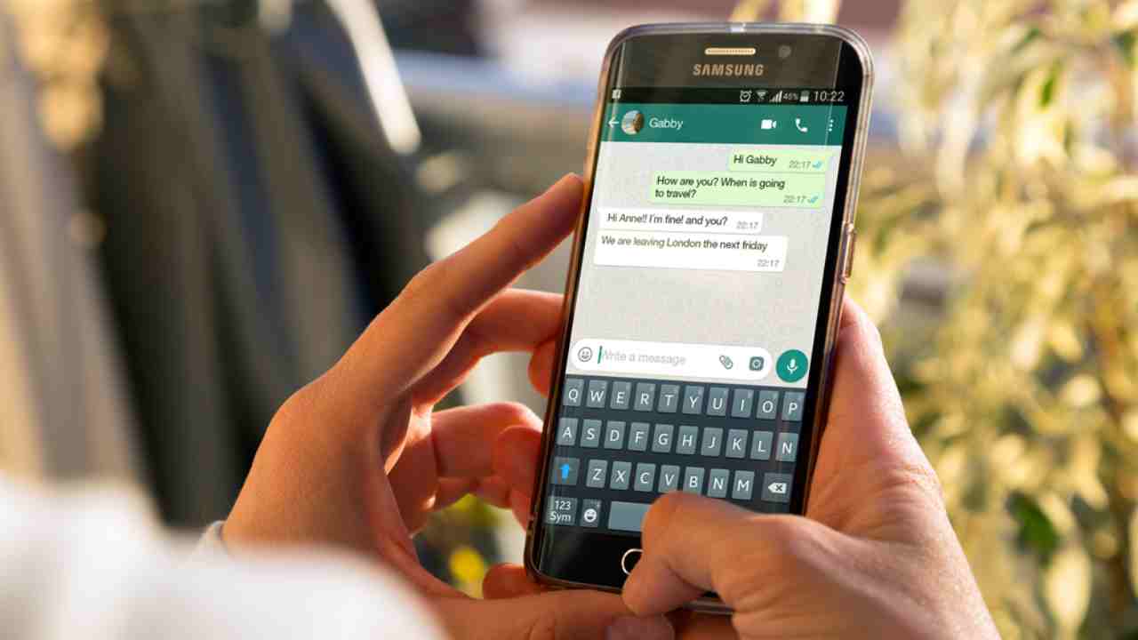 Conversazione su WhatsApp