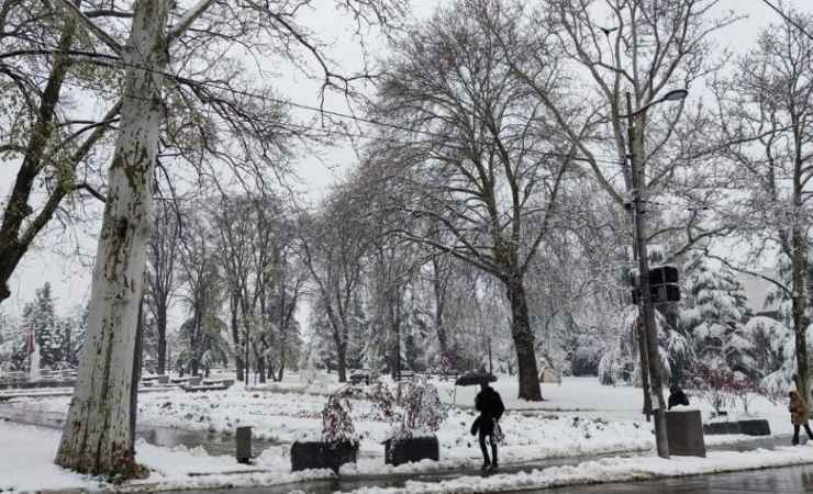 Neve a Belgrado