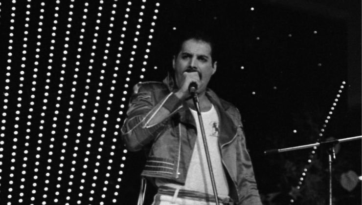 Freddie Mercury a Sanremo il 4 febbraio 1984