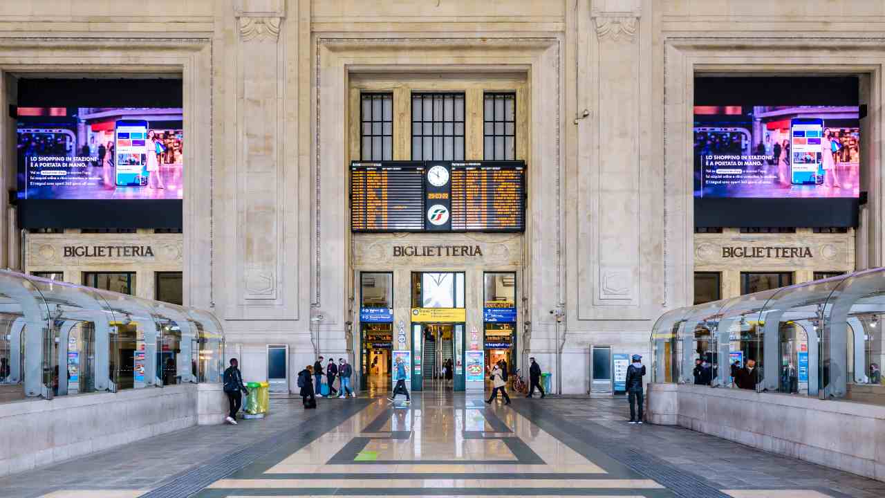 Galleria stazione centrale di Milano