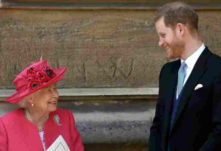 elisabetta II harry