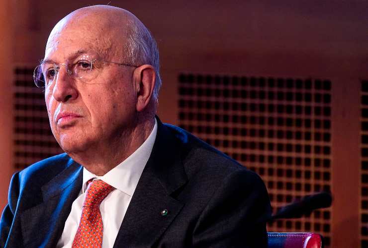 Il presidente dell'Abi Antonio Patuelli