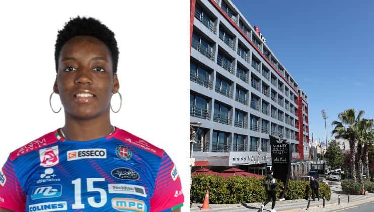 Julia Ituma e l'albergo dove alloggiava a Istanbul