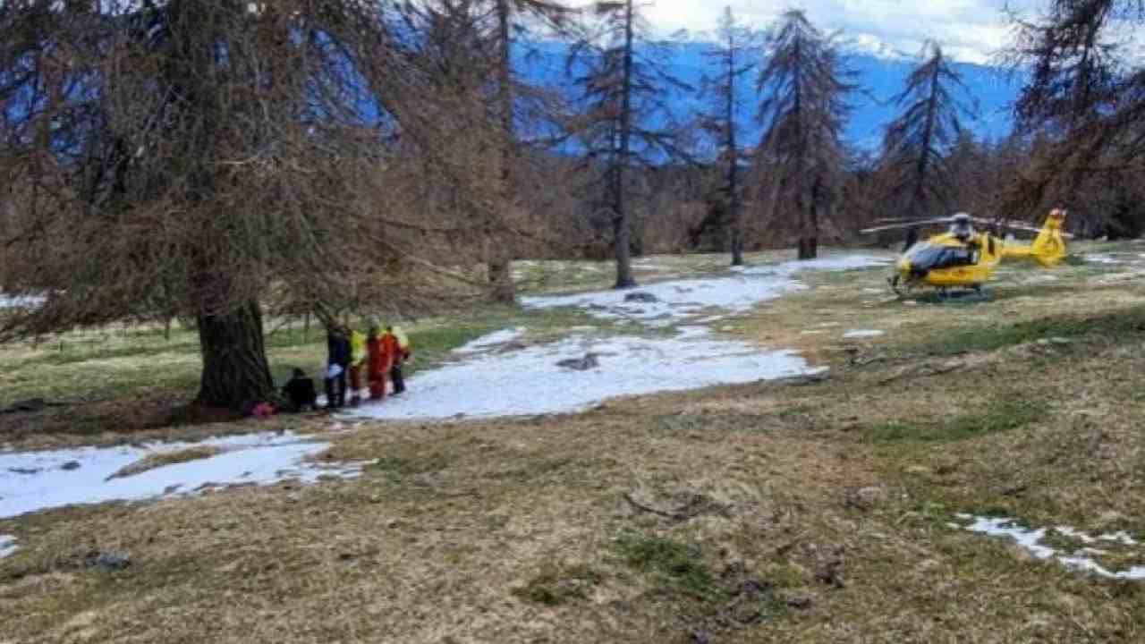 La zona del ritrovamento