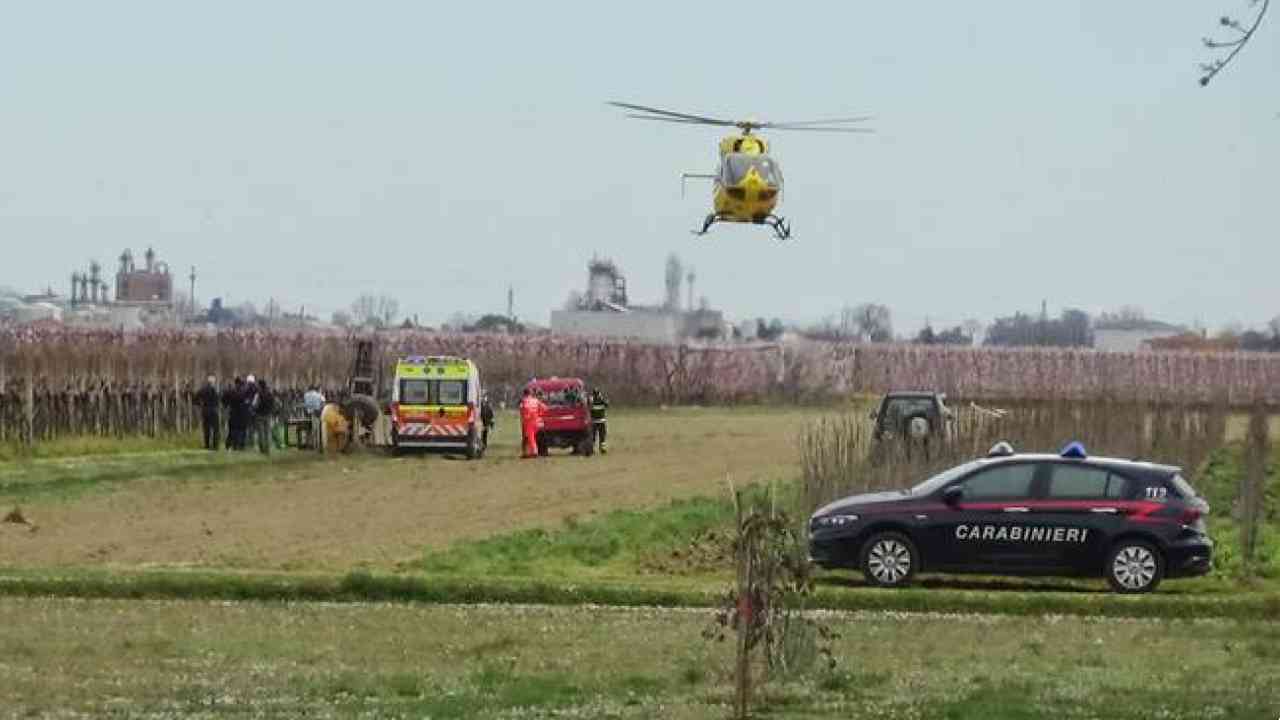 Luogo dell'incidente a Faenza
