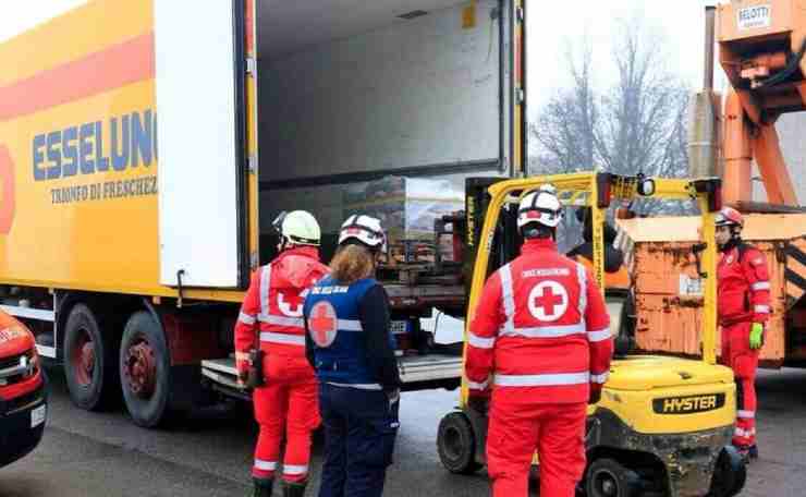 Luogo dell'incidente a Pioltello