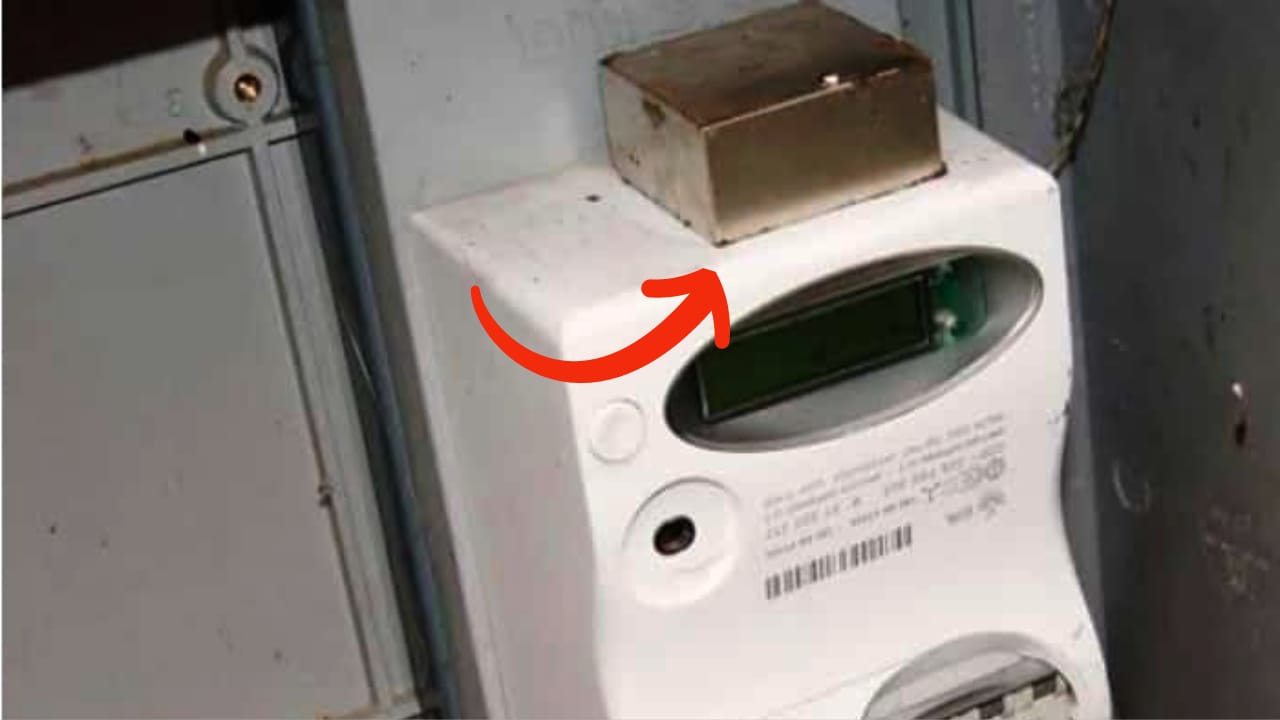 Magnete sul contatore