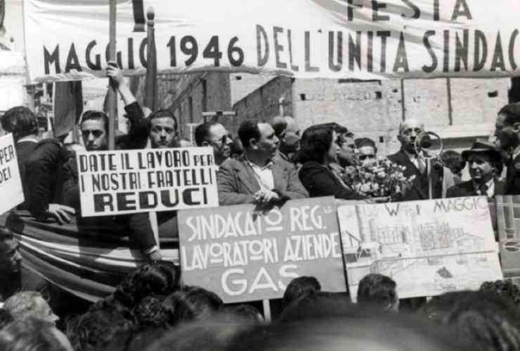 Manifestazione dei lavoratori