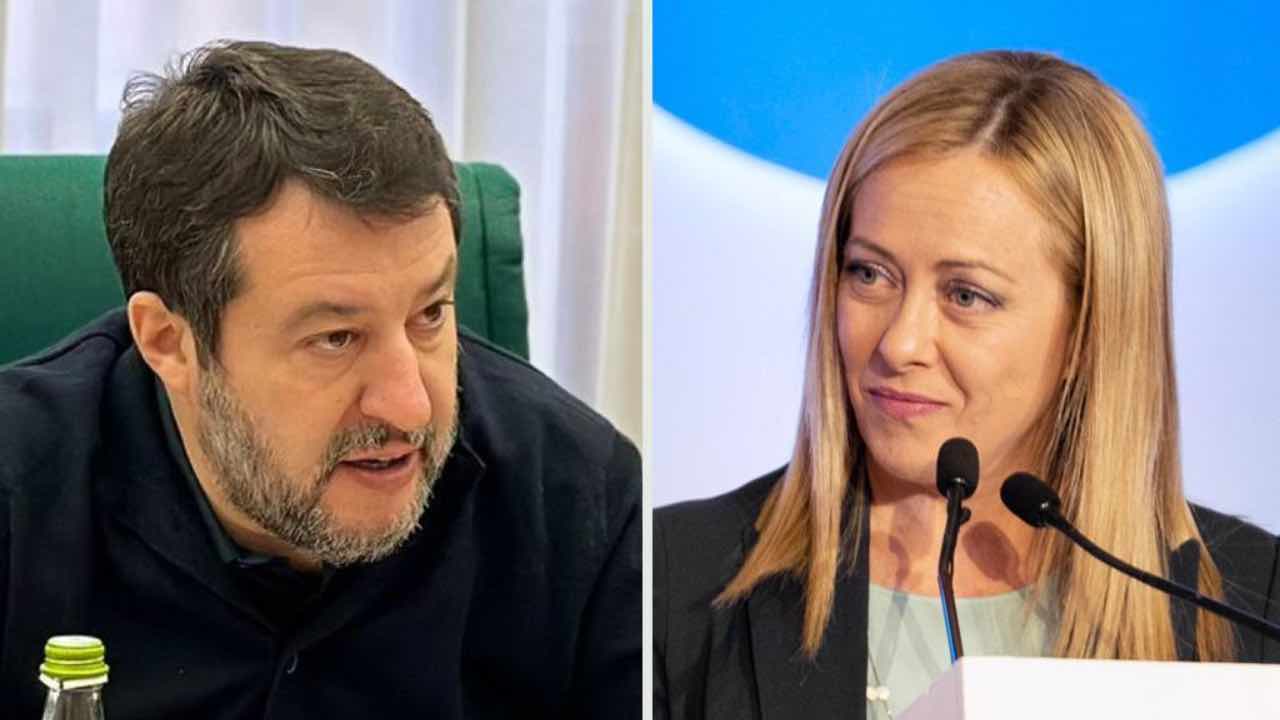 Matteo Salvini e Giorgia Meloni